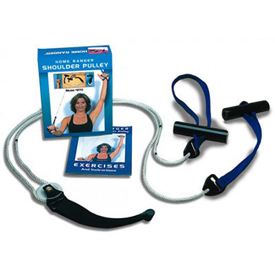 Home Ranger 93, shoulder pulley GripFree handle, web strap — for Range-of-Motion in Clinical and Institutional Care
