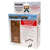 CanDo Overdoor Shoulder Pulley - Single Pulley with Door Bracket — for Organized Equipment Storage