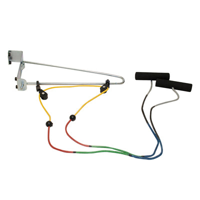 CanDo Overdoor Shoulder Pulley - Double Pulley with Door Bracket - Visualizer Color System — for Organized Equipment Storage