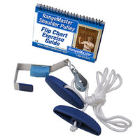 RangeMaster Molded Rubber Handle Shoulder Pulley (metal bracket) — for Organized Equipment Storage