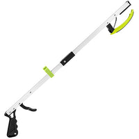 FabLife Reaching aid, pistol grip, open jaw, 26" folds to 14" — for Reachers in Clinical and Institutional Care