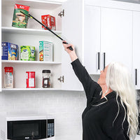 FabLife Reaching aid, pistol grip, open jaw, 26" folds to 14" — for Reachers in Clinical and Institutional Care