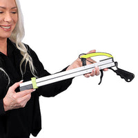 FabLife Reaching aid, pistol grip, open jaw, 32-1/2" folds to 16-1/2" — for Reachers in Clinical and Institutional Care