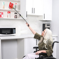 FabLife Reaching aid, pistol grip, open jaw, 32-1/2" folds to 16-1/2" — for Reachers in Clinical and Institutional Care