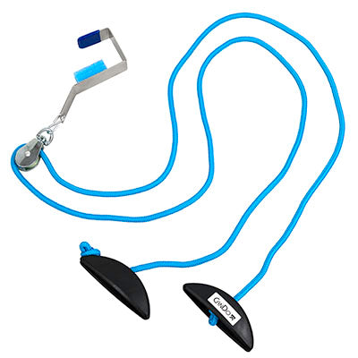 CanDo Blue Ranger Pulley with Metal Bracket — for Organized Equipment Storage
