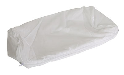 CanDo Roll Pillow - additional white zippered cover ONLY, 7" x 17" — for Positioning and Comfort Support