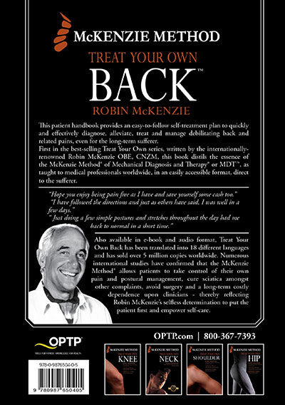 OPTP Treat Your Own Back — for At-Home Wellness in Clinical and Institutional Care