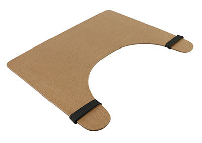 FabLife Wheelchair tray, economy, 24" x 20", wood finish — for Mobility and Patient Transport