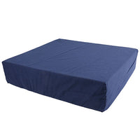 FabLife Wheelchair cushion with removable cover, foam, 16"x18"x3" navy color — for Mobility and Patient Transport