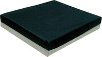 FabLife Wheelchair cushion with removable cover, gel/foam, 16"x18"x2" navy color — for Mobility and Patient Transport