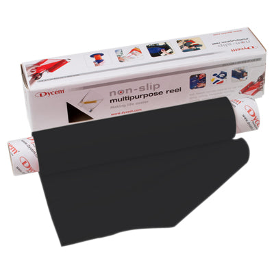 Dycem non-slip material, roll, 8"x6-1/2 foot, black — for Exercise and Therapy Floor Work