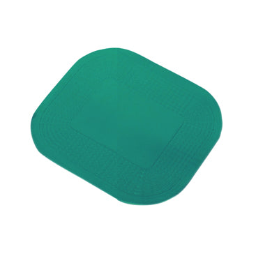 Dycem non-slip rectangular pad, 7-1/4"x10", forest green — for Exercise and Therapy Floor Work