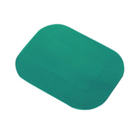 Dycem non-slip rectangular pad, 10"x14", forest green — for Exercise and Therapy Floor Work