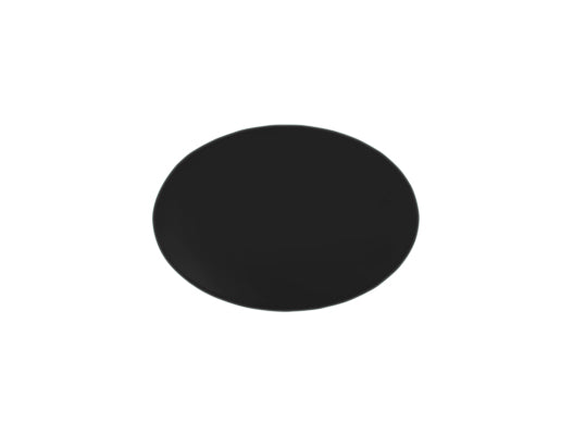 Dycem non-slip circular pad, 5-1/2" diameter, black — for Exercise and Therapy Floor Work