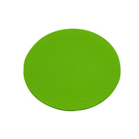 Dycem non-slip circular pad, 5-1/2" diameter, lime — for Exercise and Therapy Floor Work