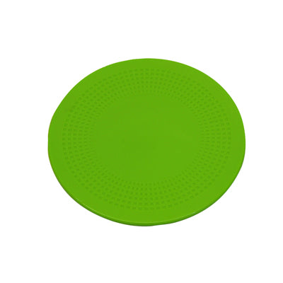 Dycem non-slip circular pad, 5-1/2" diameter, lime — for Exercise and Therapy Floor Work