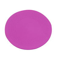 Dycem non-slip circular pad, 5-1/2" diameter, pink — for Exercise and Therapy Floor Work