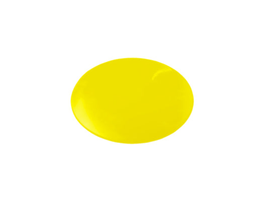 Dycem non-slip circular pad, 5-1/2" diameter, yellow — for Exercise and Therapy Floor Work