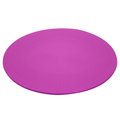 Dycem non-slip circular pad, 7-1/2" diameter, pink — for Exercise and Therapy Floor Work