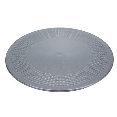 Dycem non-slip circular pad, 7-1/2" diameter, silver — for Exercise and Therapy Floor Work