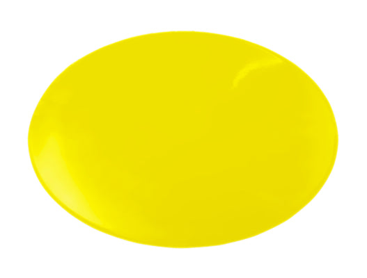 Dycem non-slip circular pad, 10" diameter, yellow — for Exercise and Therapy Floor Work