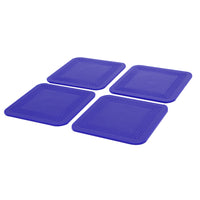 Dycem non-slip square coasters, set of 4 — for Dycem Non-Slip in Clinical and Institutional Care