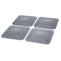 Dycem non-slip square coasters, set of 4 — for Dycem Non-Slip in Clinical and Institutional Care