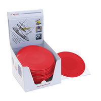 Dycem 5.5" round table mat display, 25/dispenser — for Treatment and Examination Rooms