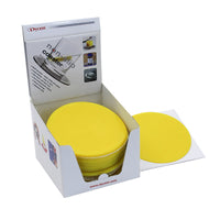 Dycem 5.5" round table mat display, 25/dispenser — for Treatment and Examination Rooms
