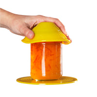 Dycem jar opener and 5.5" round table mat set — for Treatment and Examination Rooms