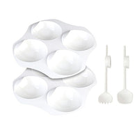 Obi Large Accessory Bundle (2 Plates, 1 Large Spoon, and 1 Spork) — for Robotic Dining Aids in Clinical and Institutional Care