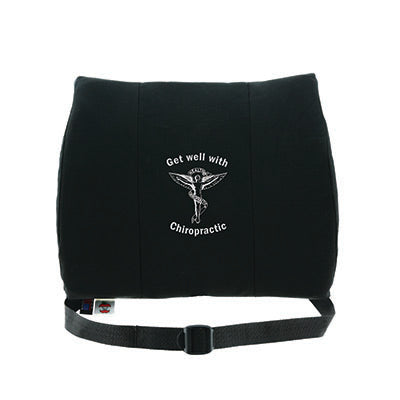 Core Printed Sitback Rest, Black — for Positioning and Comfort Support