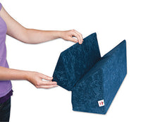 Core Deluxe Knee Wedge, Blue — for Elevated Positioning and Comfort