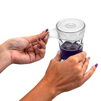 StayPut non-slip grip-n-sip lid, small, clear (5 each) — for StayPut Non-Slip in Clinical and Institutional Care
