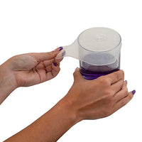 StayPut non-slip grip-n-sip lid, small, clear (5 each) — for StayPut Non-Slip in Clinical and Institutional Care