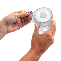 StayPut non-slip grip-n-sip lid, clear, bulk pack of 100 — for StayPut Non-Slip in Clinical and Institutional Care