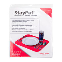 StayPut non-slip placemat, rectangular pad, 15'' x 18'' — for Exercise and Therapy Floor Work