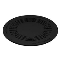 StayPut non-slip placemat, circular pad, 5.5'', black — for Exercise and Therapy Floor Work