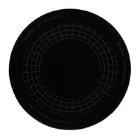 StayPut non-slip placemat, circular pad, 5.5'', black — for Exercise and Therapy Floor Work