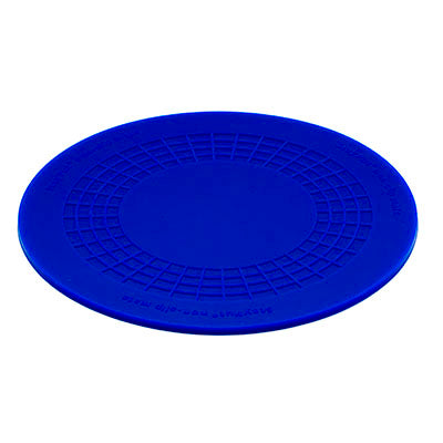 StayPut non-slip placemat, circular pad, 5.5'', blue — for Exercise and Therapy Floor Work