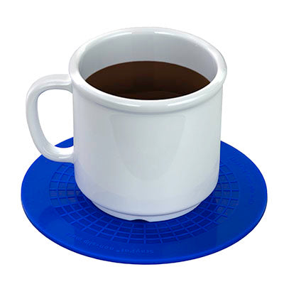 StayPut non-slip placemat, circular pad, 5.5'', blue — for Exercise and Therapy Floor Work