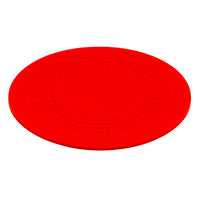 StayPut non-slip placemat, circular pad, 5.5'', red — for Exercise and Therapy Floor Work