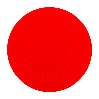 StayPut non-slip placemat, circular pad, 5.5'', red — for Exercise and Therapy Floor Work