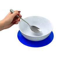 StayPut non-slip placemat, circular pad, 7.5'', blue — for Exercise and Therapy Floor Work