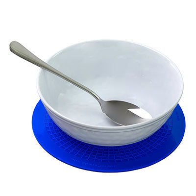 StayPut non-slip placemat, circular pad, 7.5'', blue — for Exercise and Therapy Floor Work