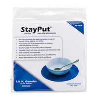 StayPut non-slip placemat, circular pad, 7.5'', blue — for Exercise and Therapy Floor Work