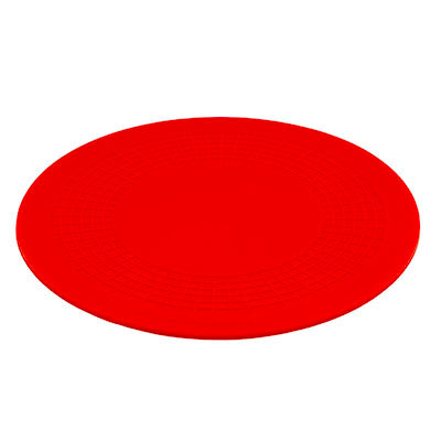 StayPut non-slip placemat, circular pad, 7.5'', red — for Exercise and Therapy Floor Work
