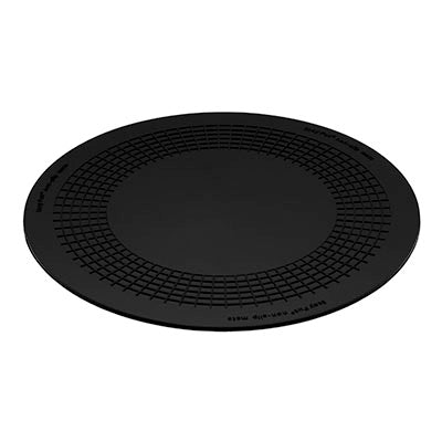 StayPut non-slip placemat, circular pad, 8.5'', black — for Exercise and Therapy Floor Work