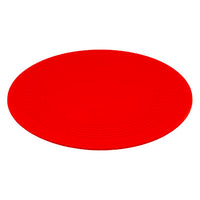StayPut non-slip placemat, circular pad, 8.5'', red — for Exercise and Therapy Floor Work