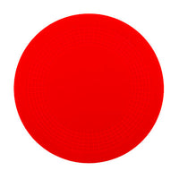 StayPut non-slip placemat, circular pad, 8.5'', red — for Exercise and Therapy Floor Work